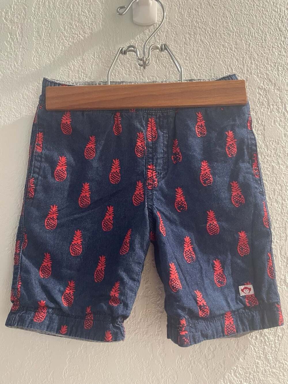 Paul Frank Boys Reversible Pineapple Print Shorts